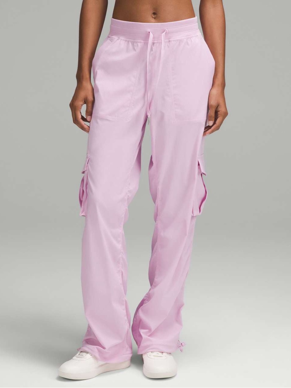 Lululemon Dance Studio Cargo Pant M Vitapink Pink Relaxed Fit Mid Rise Ruched